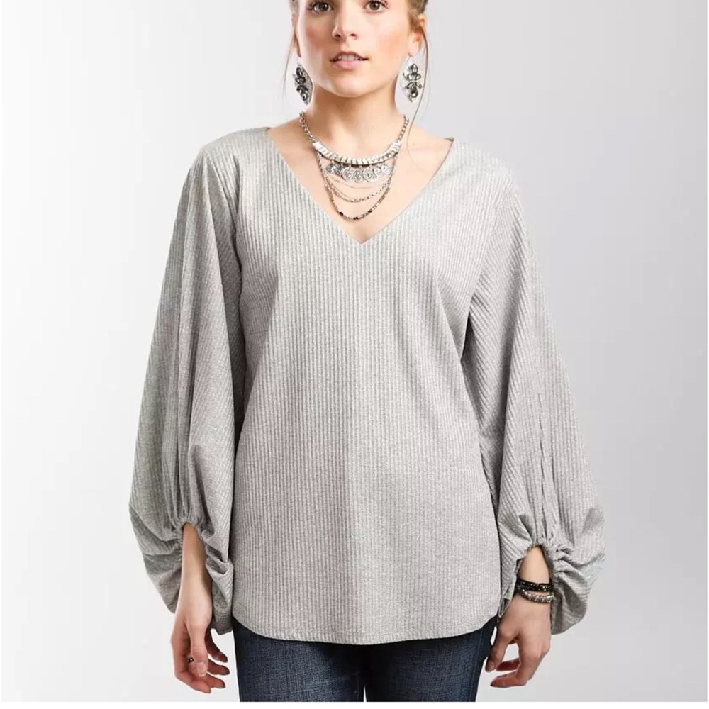 Daytrip Lurex Ribbed Top - Picture 6 of 7